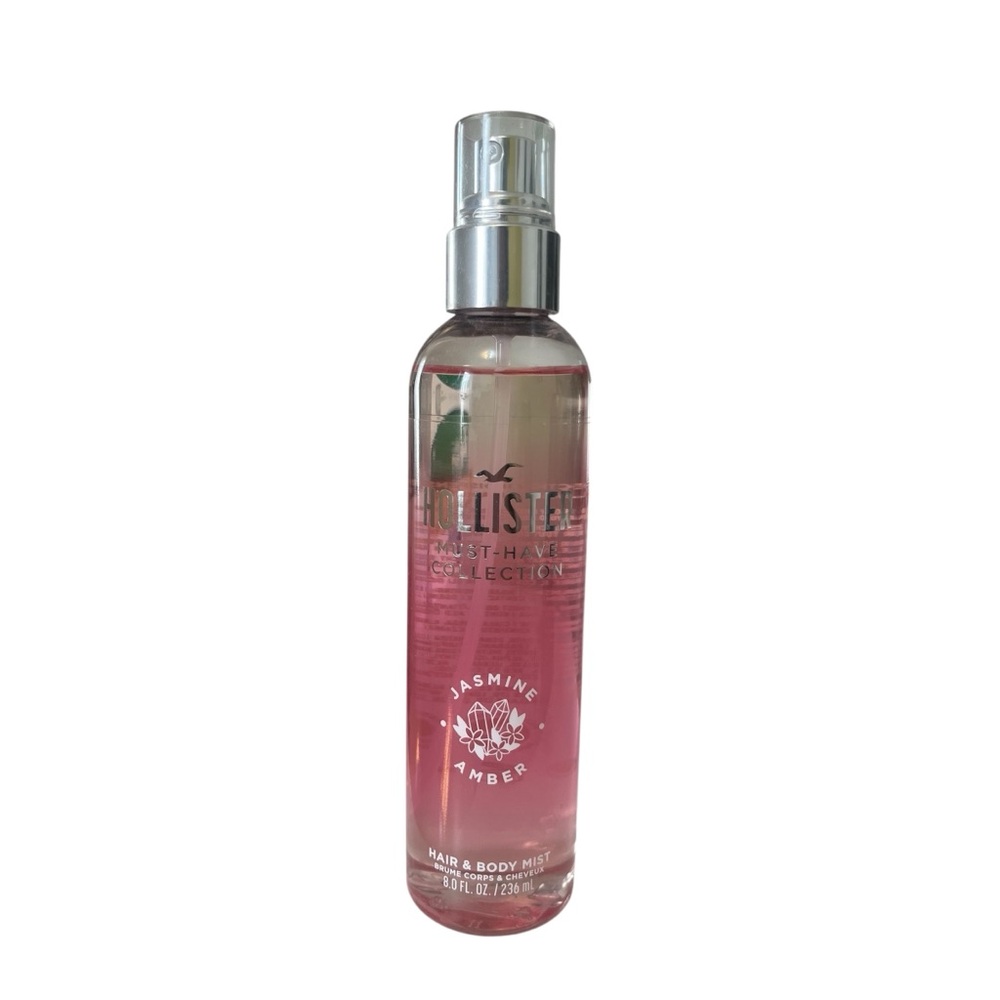 Hollister Jasmine & Amber Hair Mist & Body Mist 2 in 1 - Pink and Silver